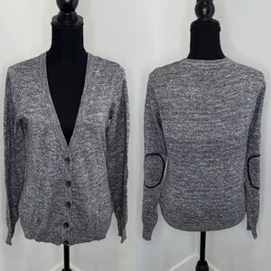 Divided Heather Gray Button Up Cardigan (Sz 8)
